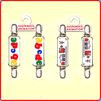 Mitten clips with designs